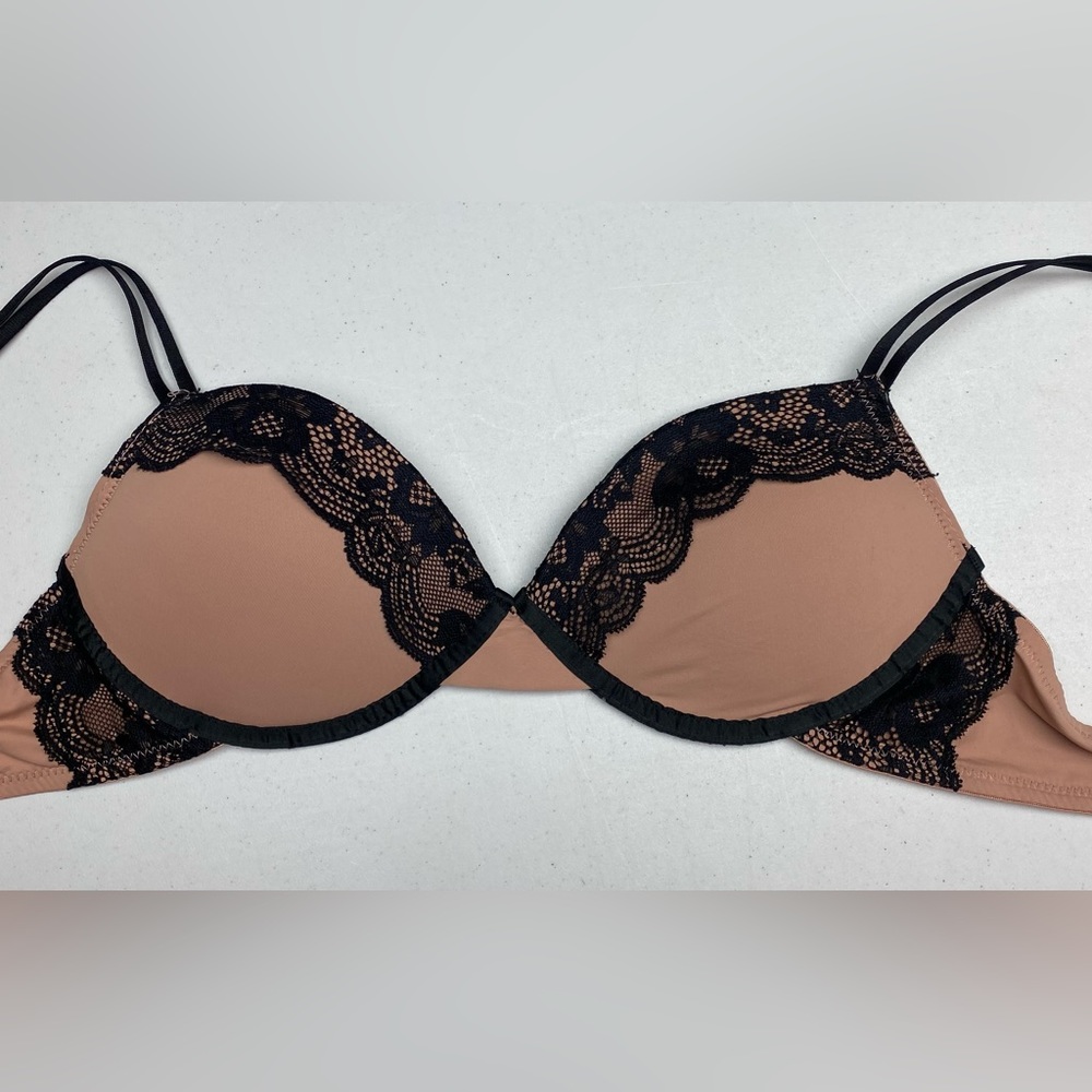*BARGAIN* ROSE & VINE TAN/BLK, Underwire, 34 B/C  *P1069